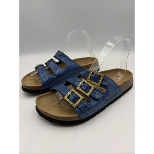 Betula Birkenstock Sandals EU 39 L8 M6 Rhinestone Leather Coastal Beach Germany